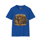 Honey Season Never Sleeps T-Shirt — Beekeeper Vintage Graphic Tee