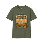 Honigernte-Vorhersage T-Shirt – Imker-Wettergrafik im Vintage-Stil