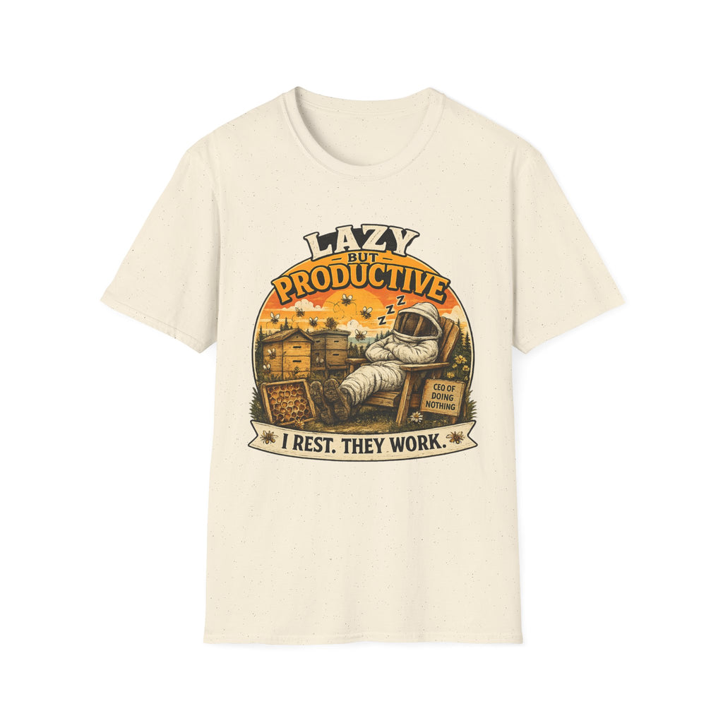 Faul, aber produktiv T-Shirt — Ich ruh' mich aus, die anderen arbeiten Retro Graphic Tee