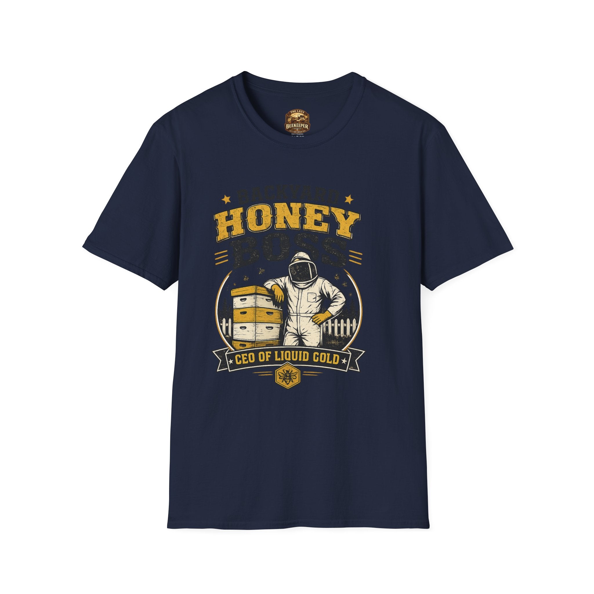 Backyard Honey Boss T-Shirt — Beekeeper Apiary Shirt