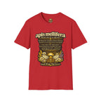 T-Shirt mit Definition der Honigbiene Apis Mellifera — Honigbienen-Illustration & Spruch zum Artenschutz