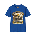 Honey Hauler T-Shirt — Vintage Bee Delivery Truck Graphic Tee