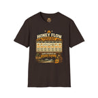 Honigernte-Vorhersage T-Shirt – Imker-Wettergrafik im Vintage-Stil