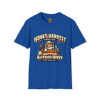 Honey Harvest Backyard Honey T‑Shirt — Beekeeper Vintage Logo Tee