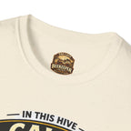 Calm in the Swarm T-Shirt — Bee Hive Calmness Graphic Tee