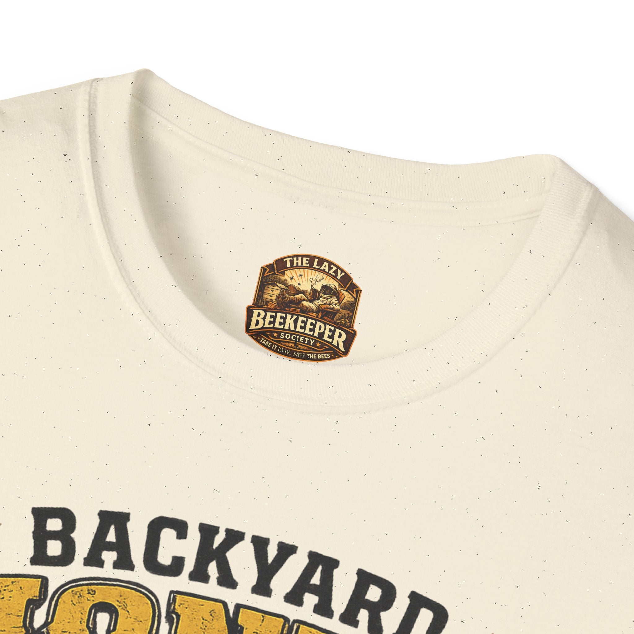 Backyard Honey Boss T-Shirt — Beekeeper CEO Liquid Gold Tee