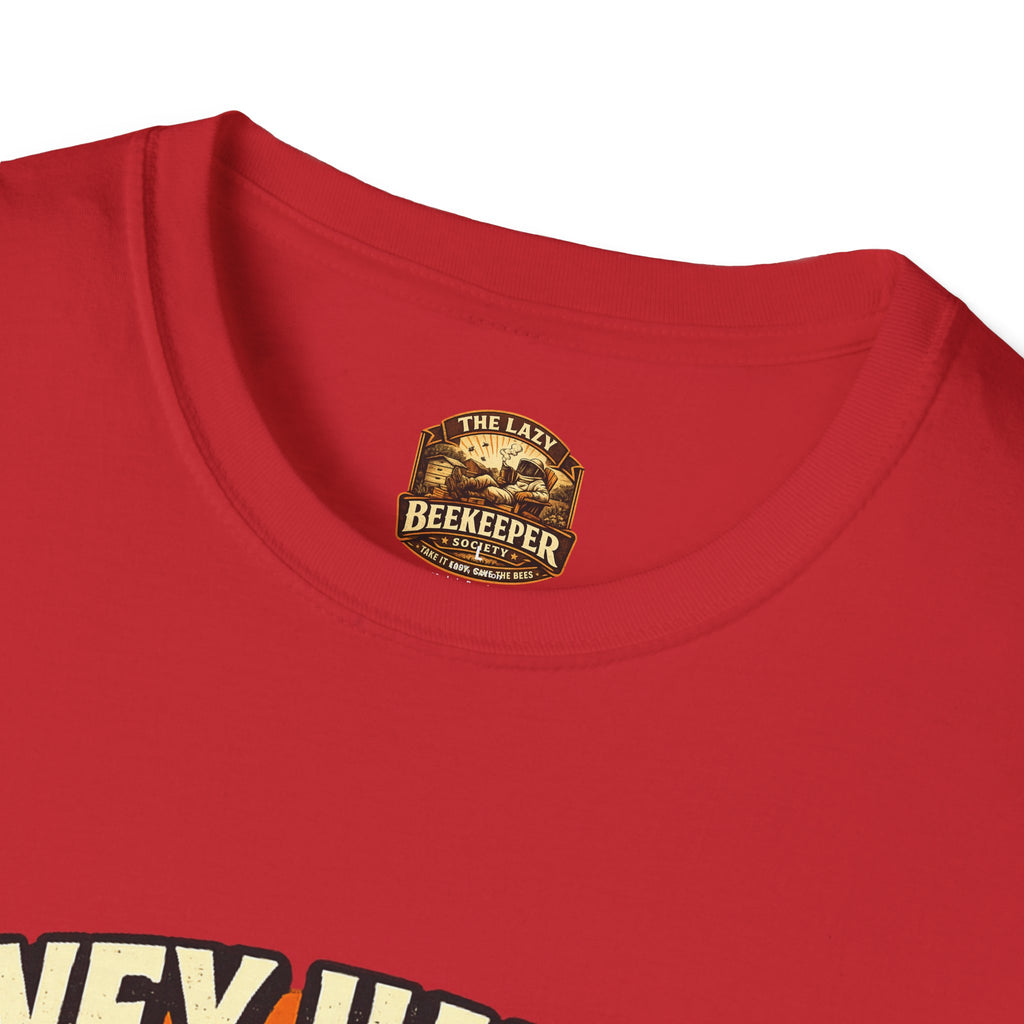 Honey Harvest Backyard Honey T‑Shirt — Beekeeper Vintage Logo Tee