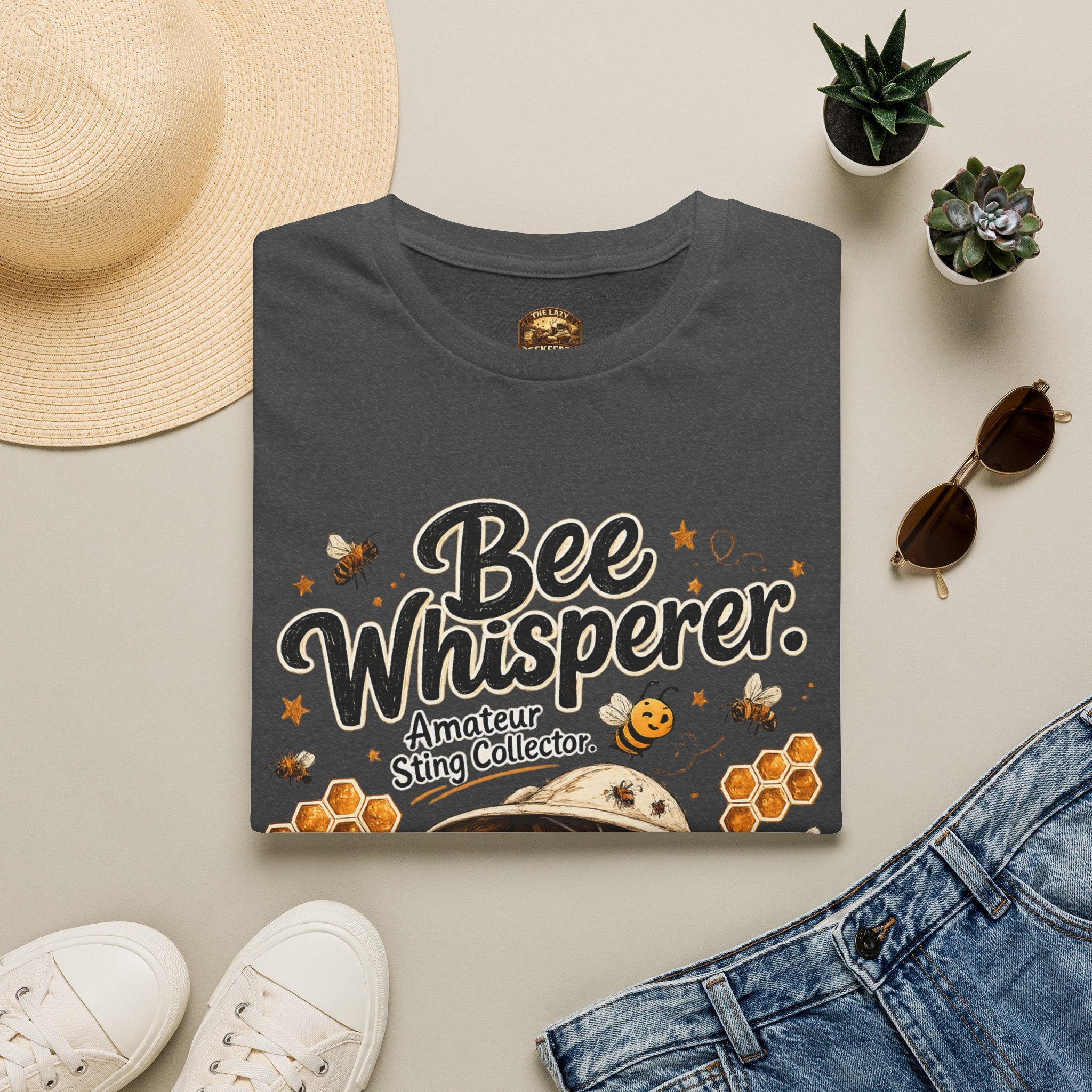 Bee Whisperer T‑Shirt — Amateur Sting Collector Beekeeper Shirt