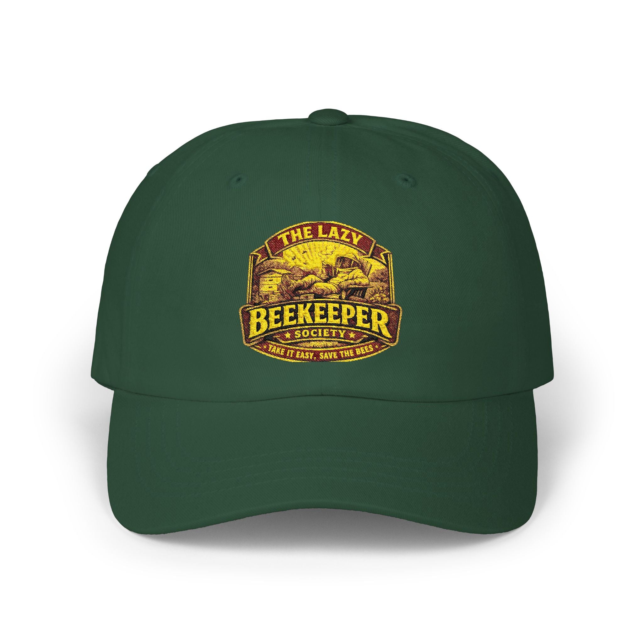 Beekeeper Dad Cap – Retro 'Lazy Beekeeper' Embroidered Baseball Hat
