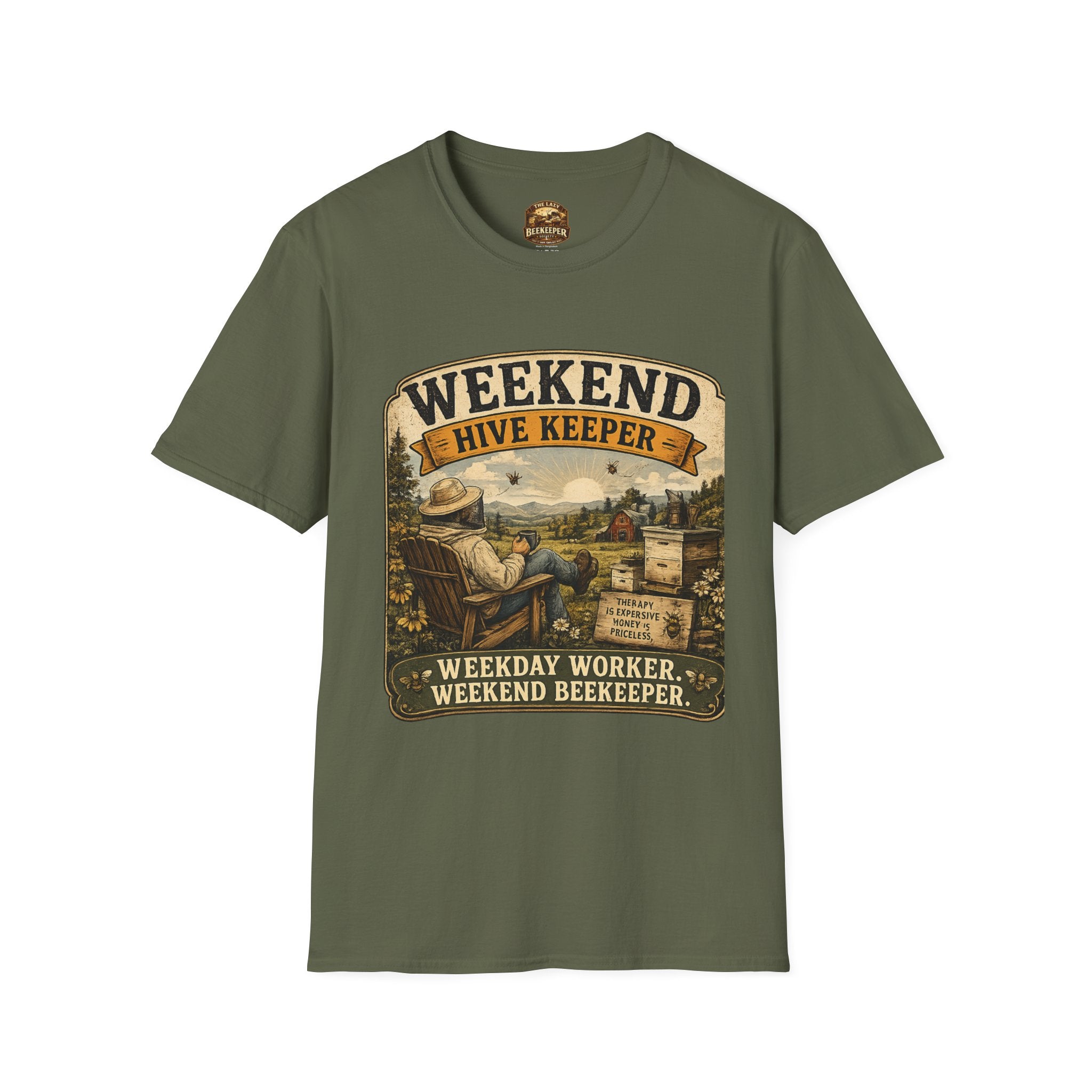 Imker-T-Shirt für das Wochenende – Vintage-T-Shirt für Wochenend-Imker
