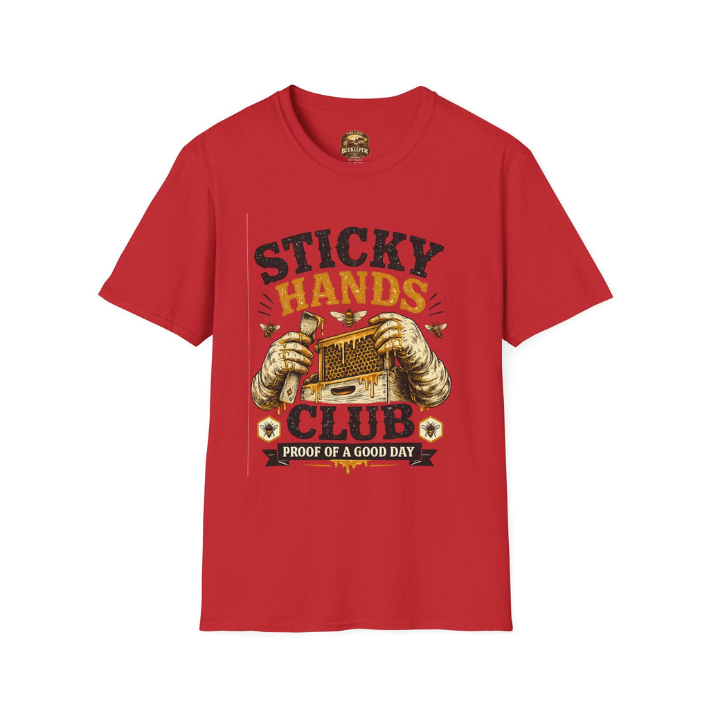 Sticky Hands Club T-Shirt — Imker Honigliebhaber T-Shirt