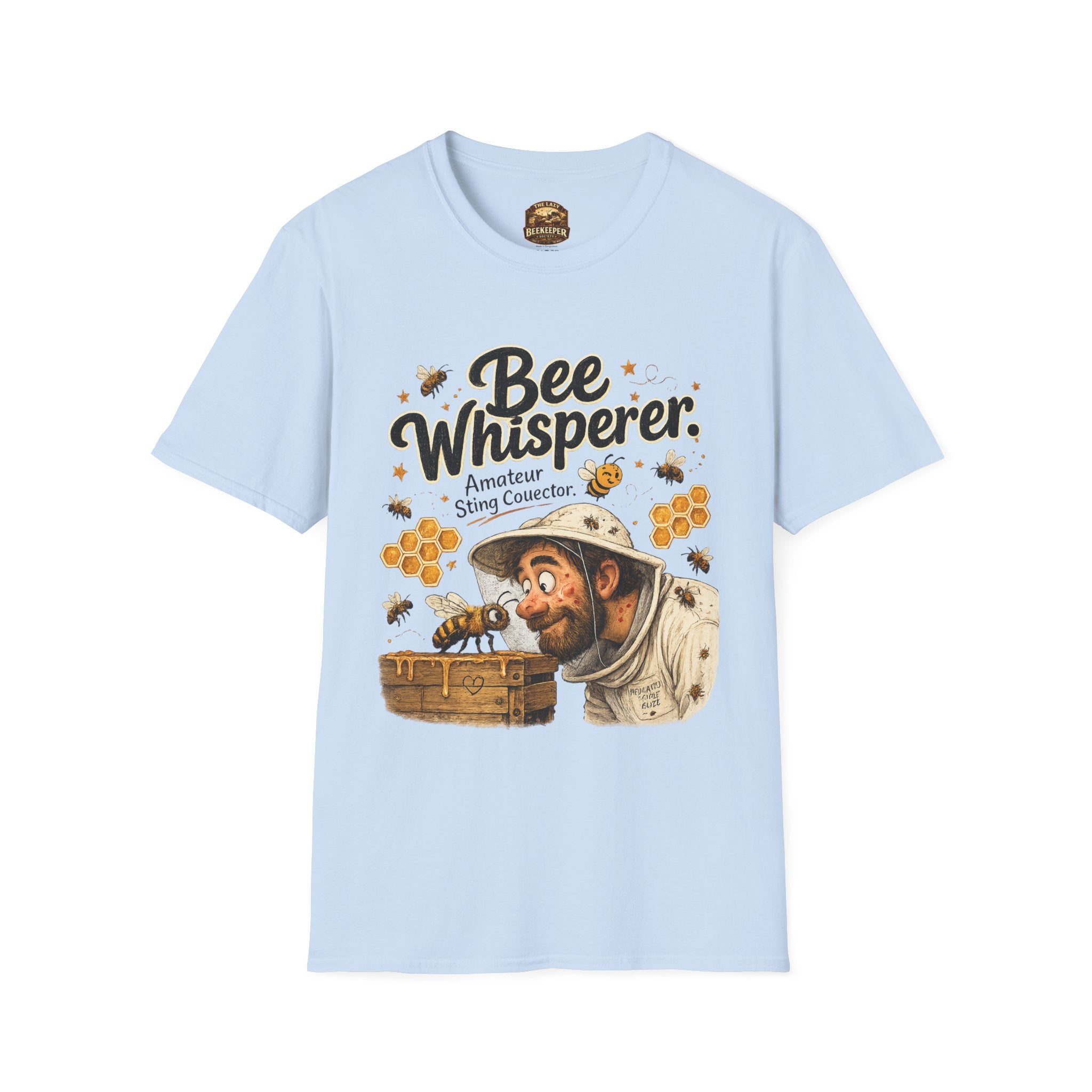 Bee Whisperer T-Shirt — Amateur Sting Conductor Beekeeper Tee
