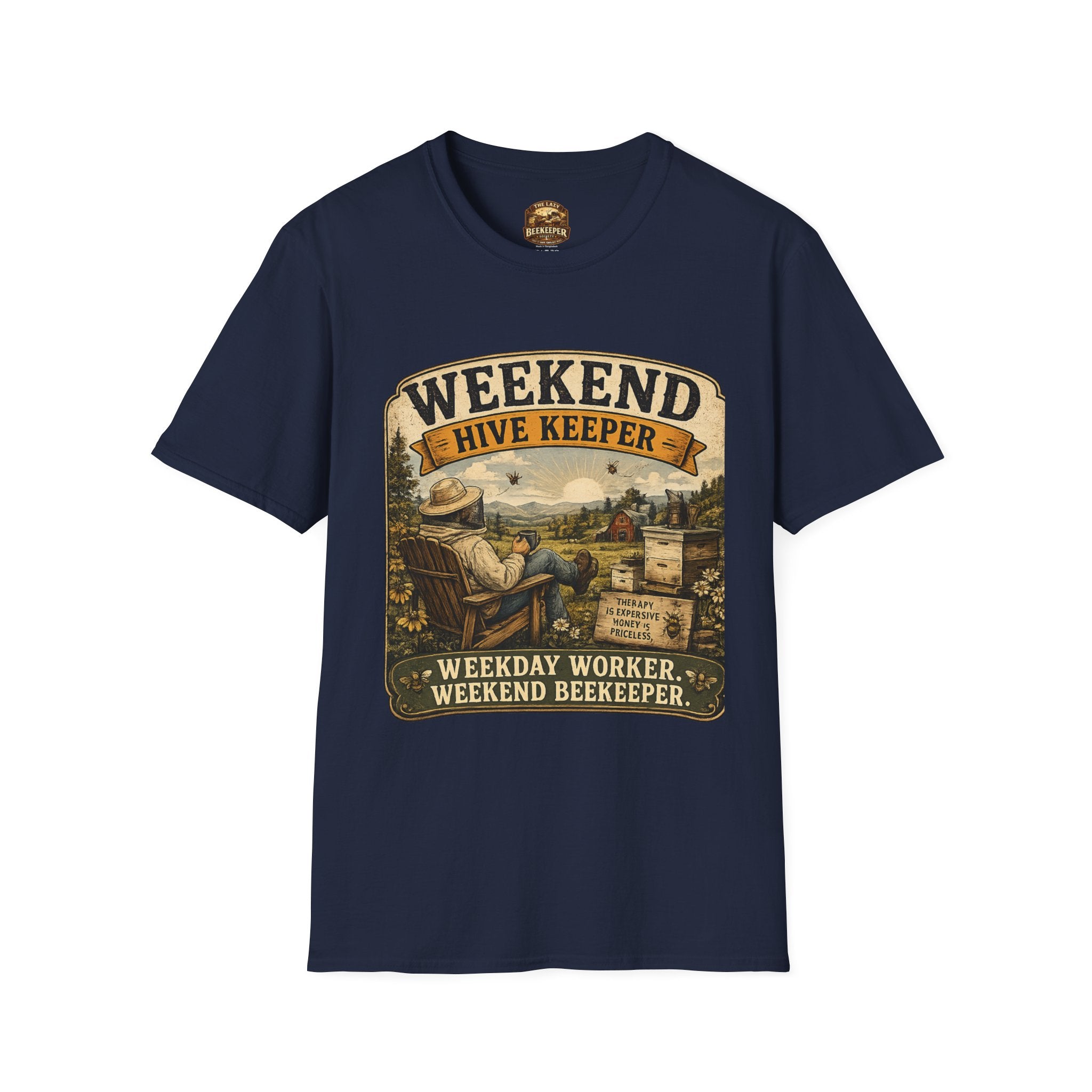 Imker-T-Shirt für das Wochenende – Vintage-T-Shirt für Wochenend-Imker