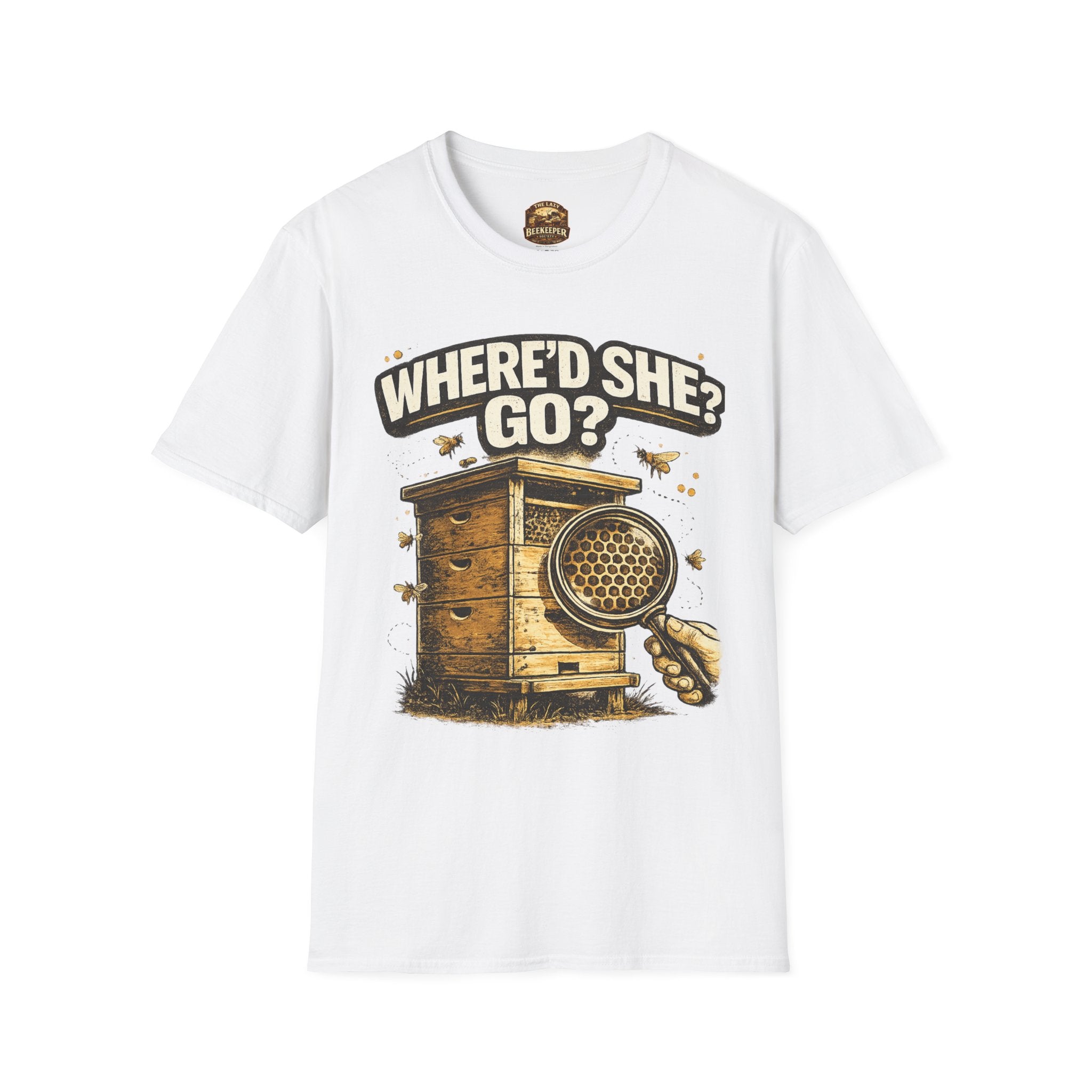 T-Shirt — “Where’d She Go?” Queenless Graphic Tee