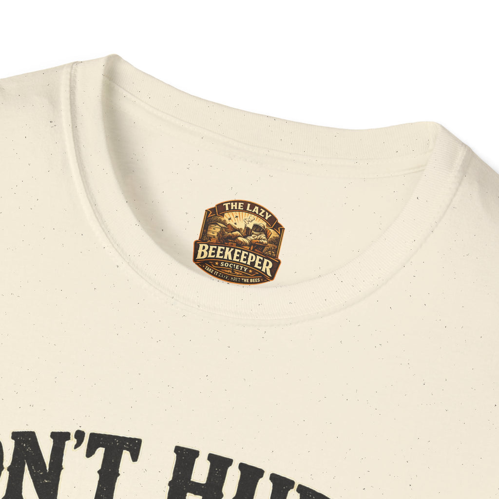 Don't Hurry The Honey T-Shirt — Retro Bienen-Grafik-T-Shirt (Gut Ding will Weile haben)