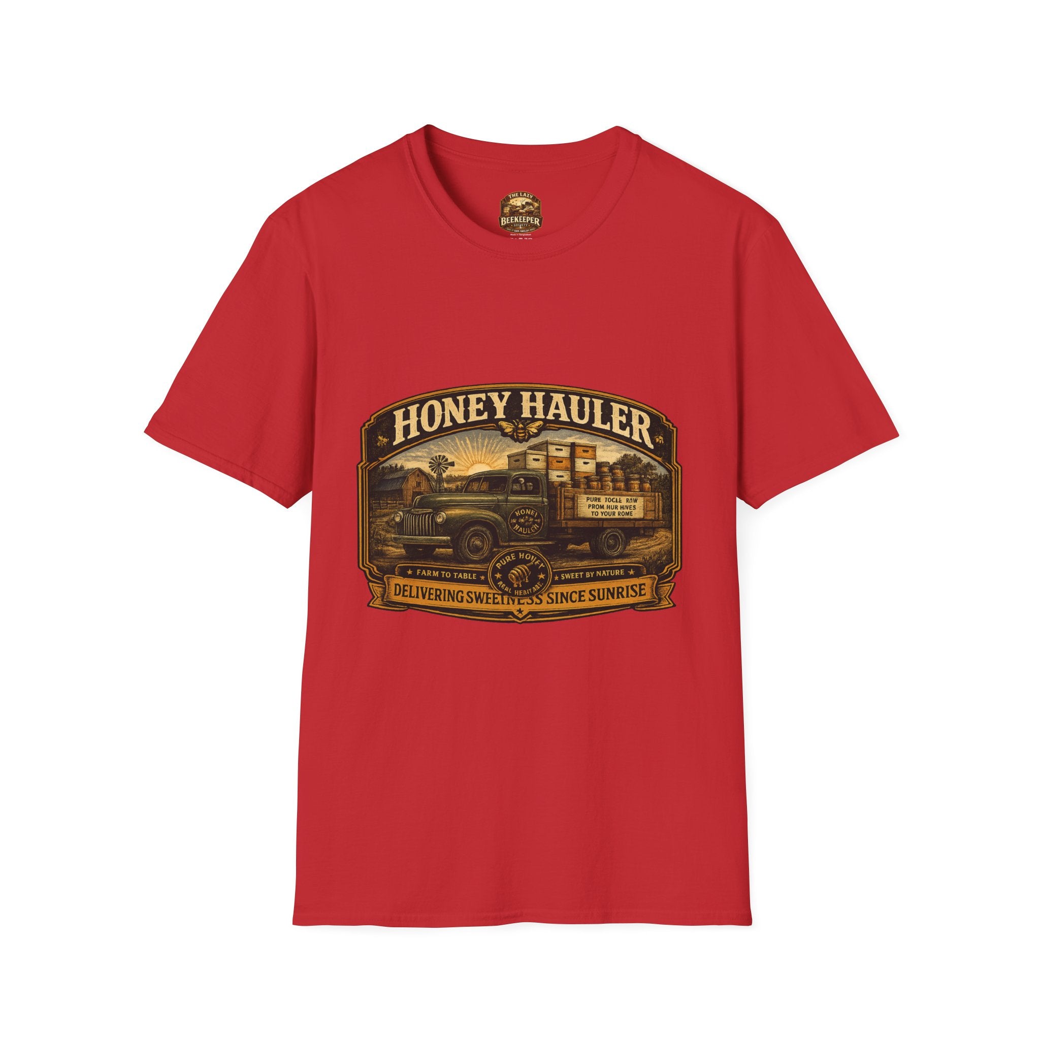 Honey Hauler Vintage Truck T-Shirt — Beekeeper Honey Harvest Tee