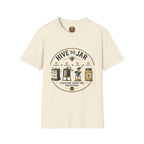 T-Shirt — Grafisches T-Shirt mit Aufschrift „Vom Bienenstock ins Glas“