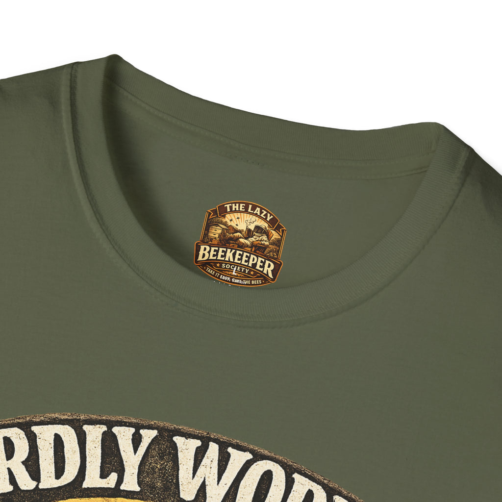 Hardly Working Bee T-Shirt — Vintage Bee Graphic Tee