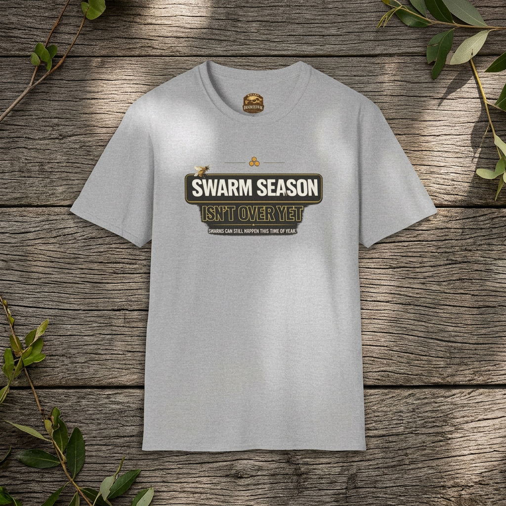 T-Shirt — “Swarm Season Isn’t Over Yet” Bee Graphic Tee