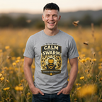 Calm in the Swarm T-Shirt — Bee Hive Calmness Graphic Tee