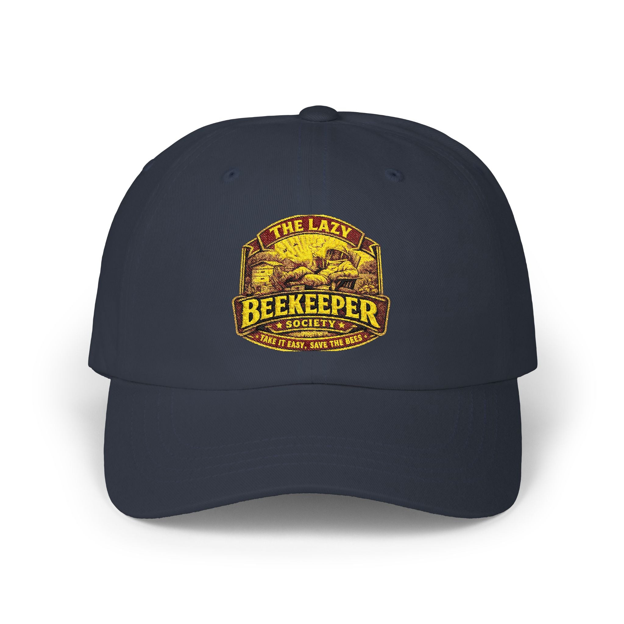 Beekeeper Dad Cap – Retro 'Lazy Beekeeper' Embroidered Baseball Hat