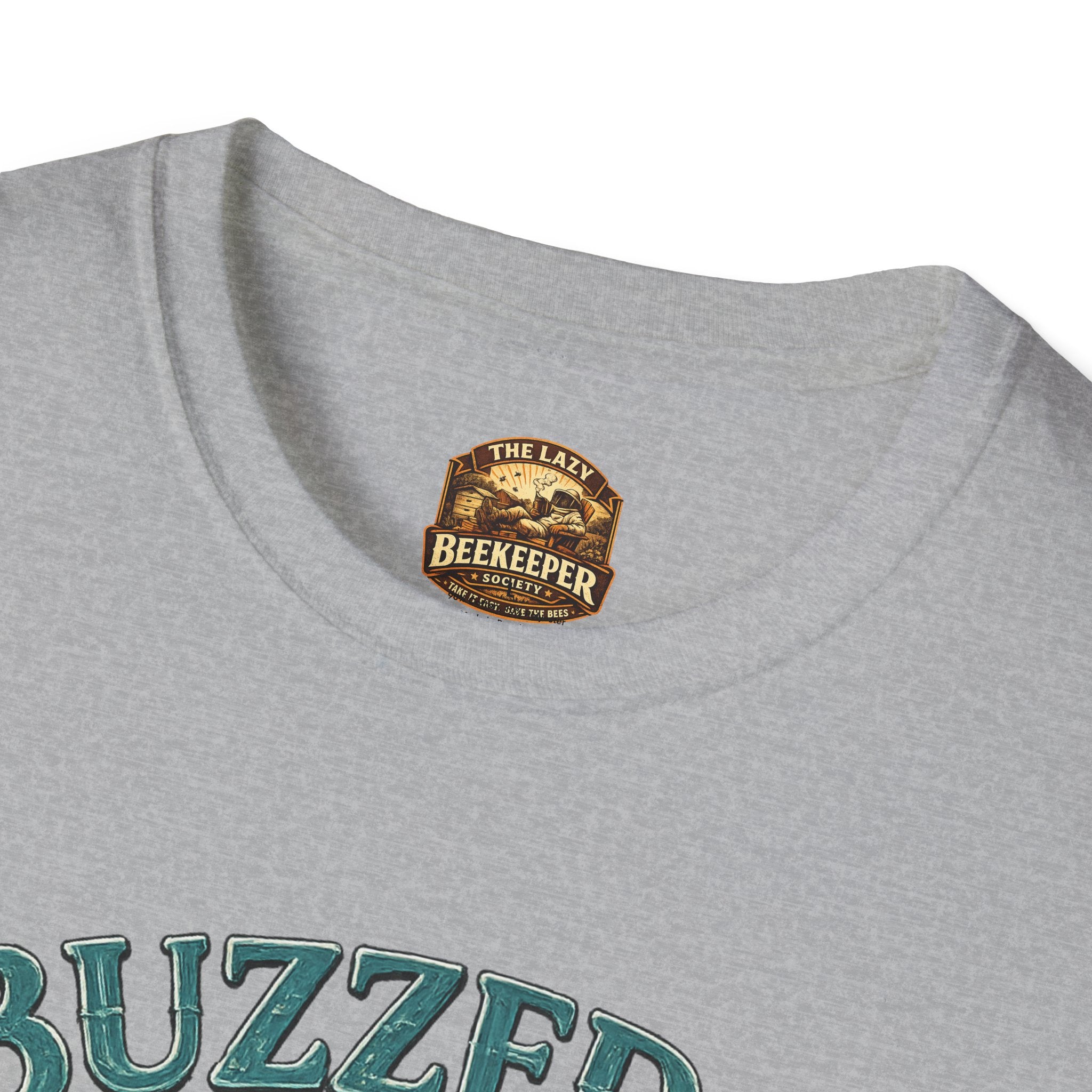 Buzzed & Unbothered Bee T-Shirt — Retro Relaxed Graphic Tee