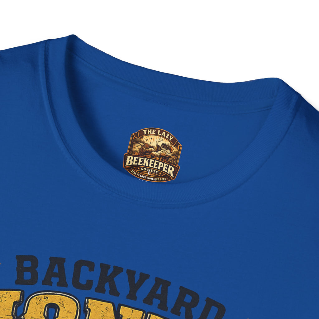 Backyard Honey Boss T-Shirt — Beekeeper CEO Liquid Gold Tee