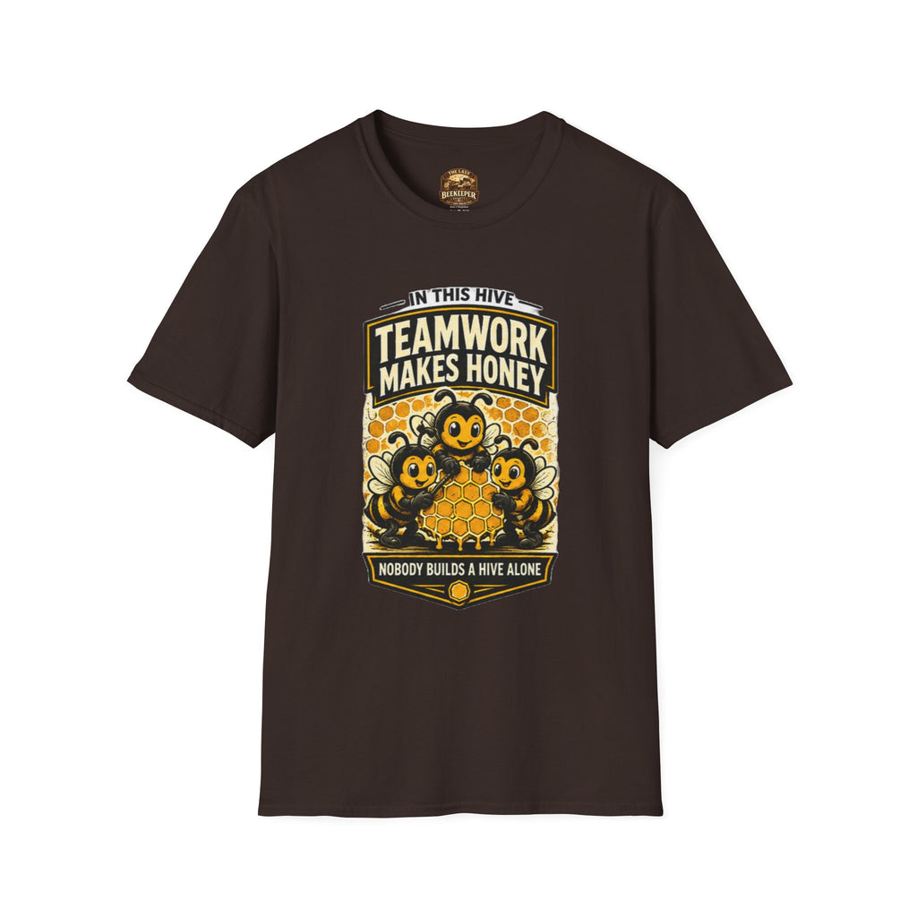 Teamwork Makes Honey T-Shirt — "In This Hive" Bee Graphic Tee