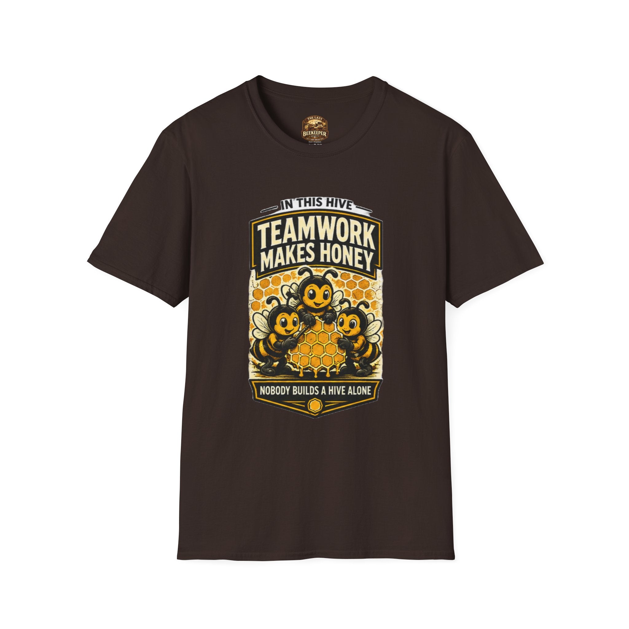 Teamwork Makes Honey T-Shirt — "In This Hive" Bee Graphic Tee