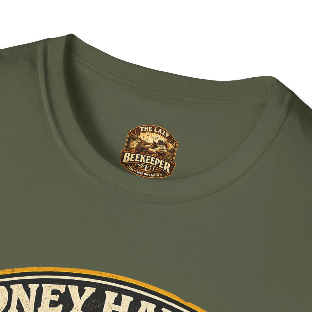 Honey Hauler T-Shirt — Vintage Bee Delivery Truck Graphic Tee