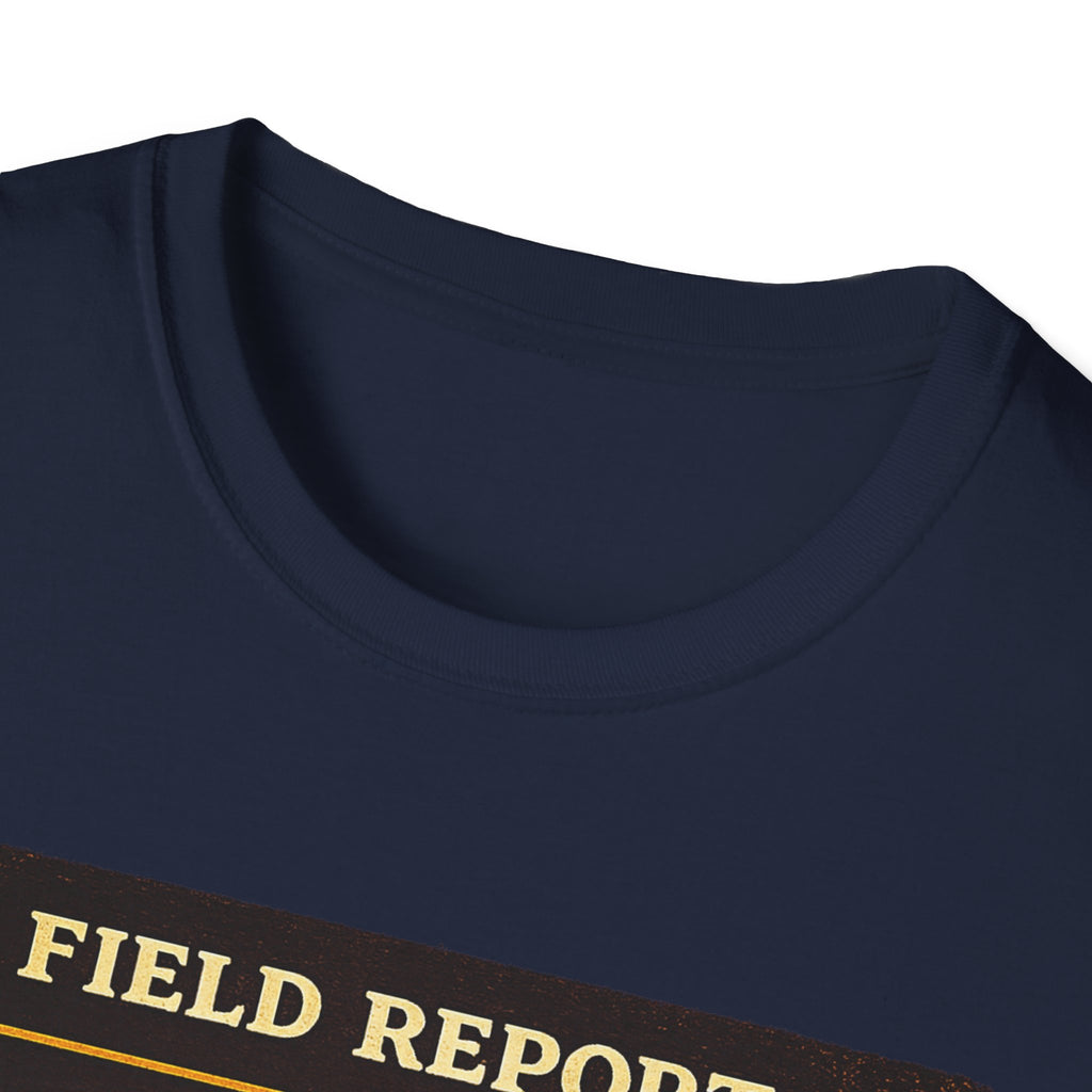 T-Shirt — „Feldbericht: Bienenstockinspektionen abgeschlossen“ Vintage Imker Grafik-T-Shirt