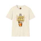 T-Shirt "Flüssiges Gold" – Grafik-T-Shirt "Roher Honig aus der Region"