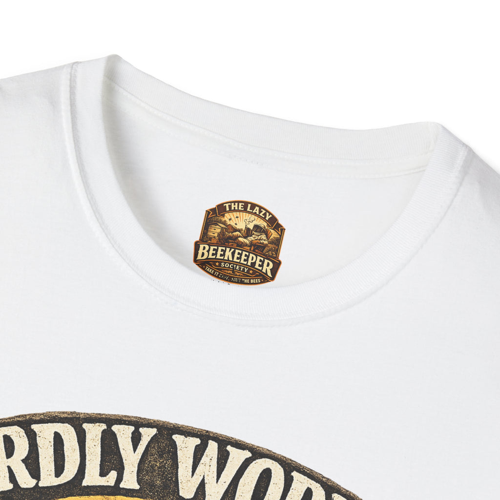 Hardly Working Bee T-Shirt — Vintage Bee Graphic Tee