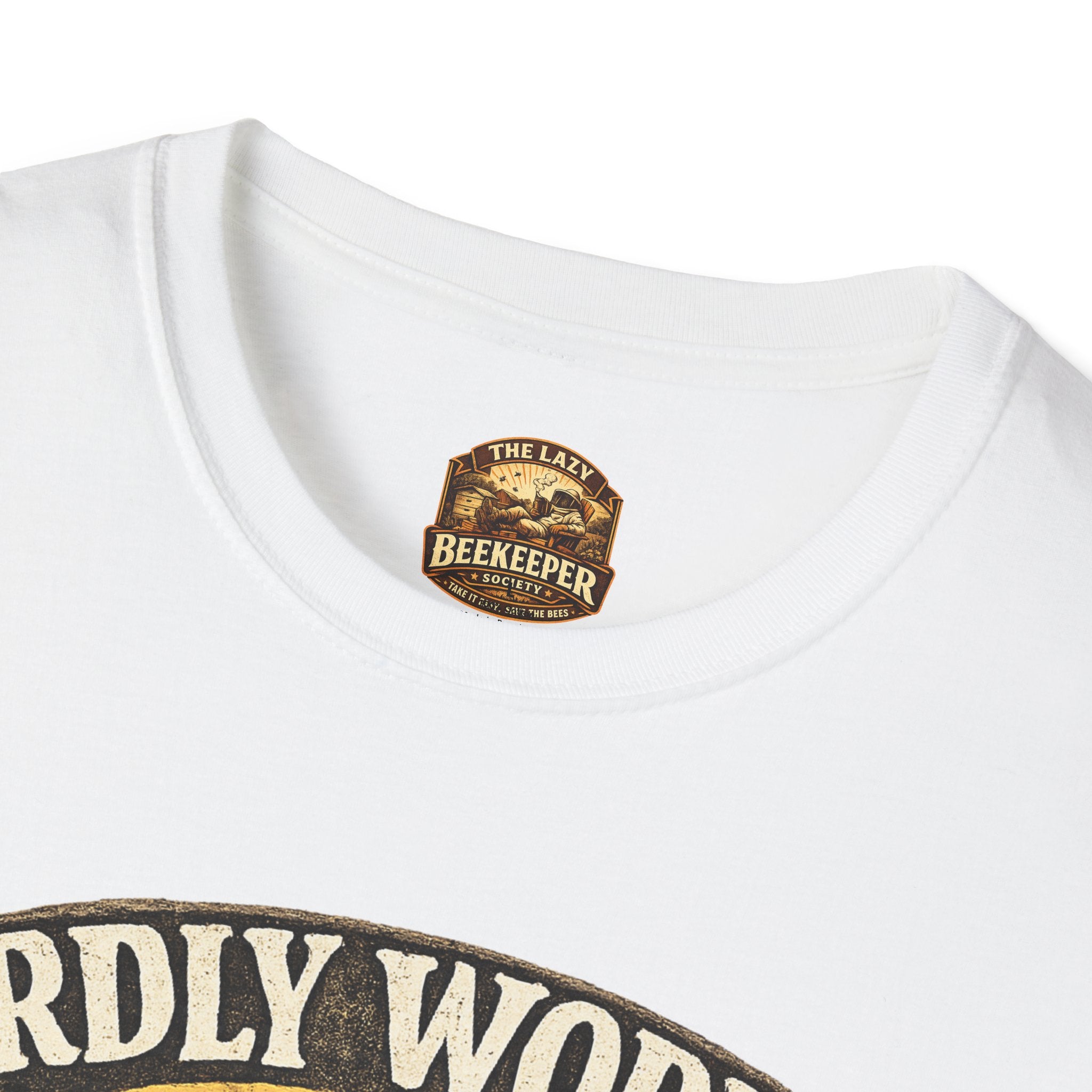 Hardly Working Bee T-Shirt — Vintage Bee Graphic Tee