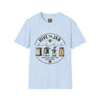 T-Shirt — Grafisches T-Shirt mit Aufschrift „Vom Bienenstock ins Glas“
