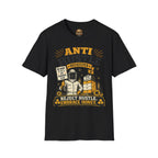Imker T-Shirt — „Anti-Hektik“ Vintage-Grafik-T-Shirt mit Honigmotiv