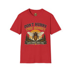 Don't Hurry The Honey T-Shirt — Retro Bienen-Grafik-T-Shirt (Gut Ding will Weile haben)