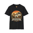 Bienenstock-Betreuer T-Shirt — Retro Imker Bienenbetreuer Grafik-T-Shirt