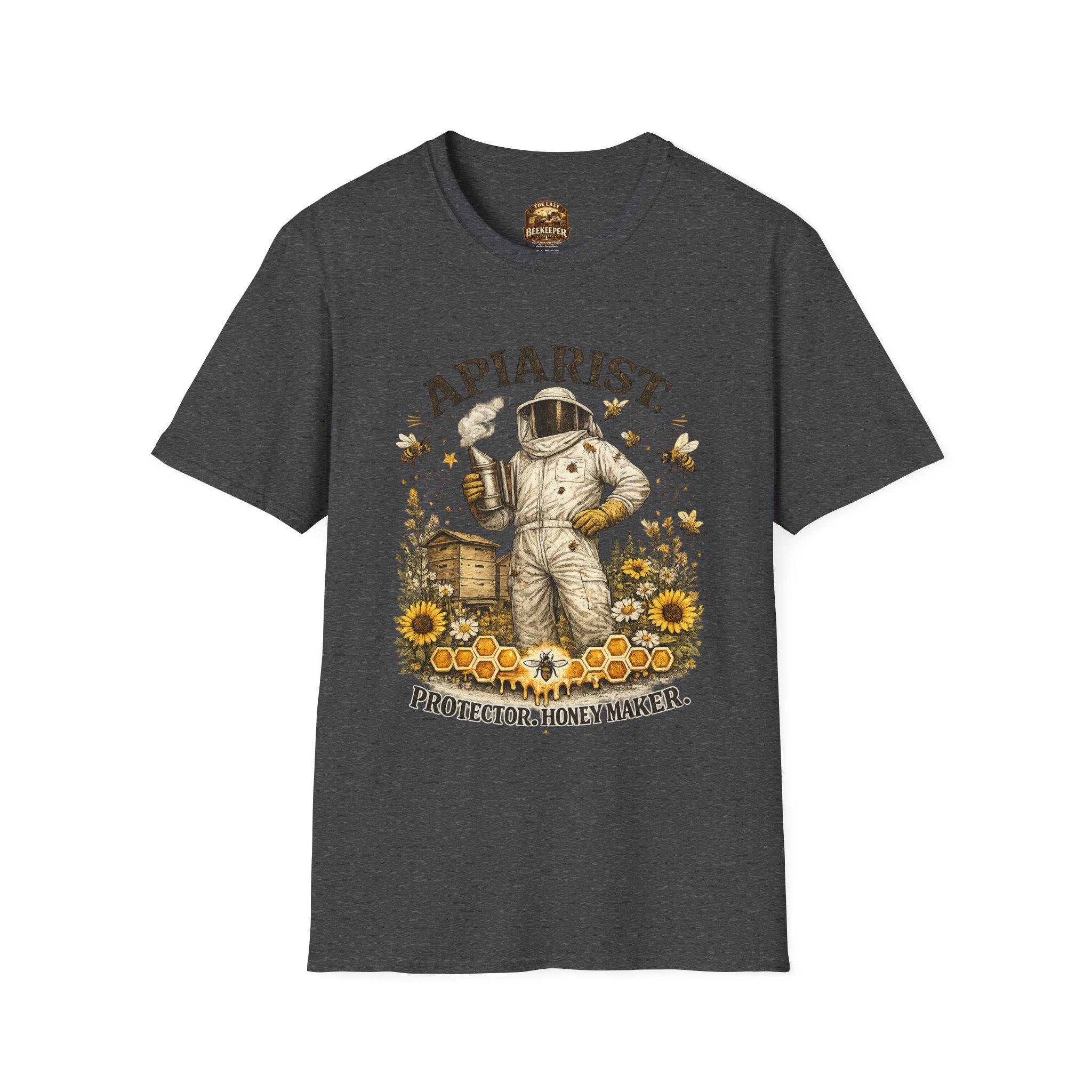 Apiarist Beekeeper T-Shirt — Protector & Honey Maker Graphic Tee