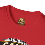 Calm in the Swarm T-Shirt — Bee Hive Calmness Graphic Tee