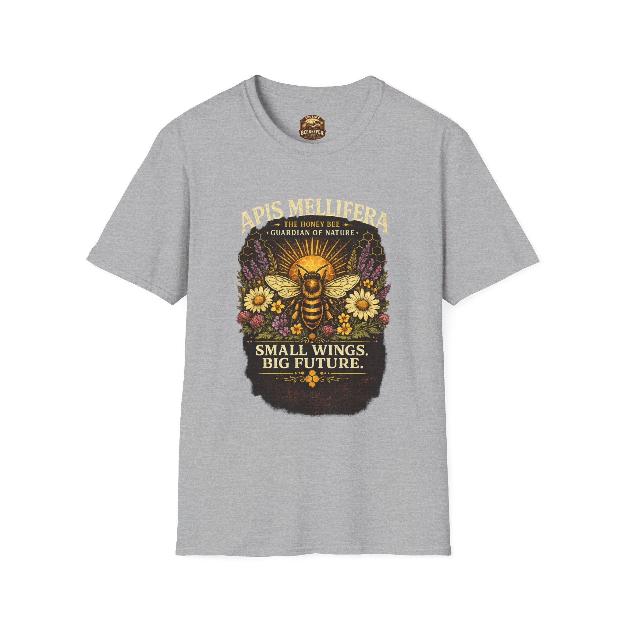 Bee Guardian T‑Shirt — "Apis Mellifera: Small Wings, Big Future" Eco Nature Tee