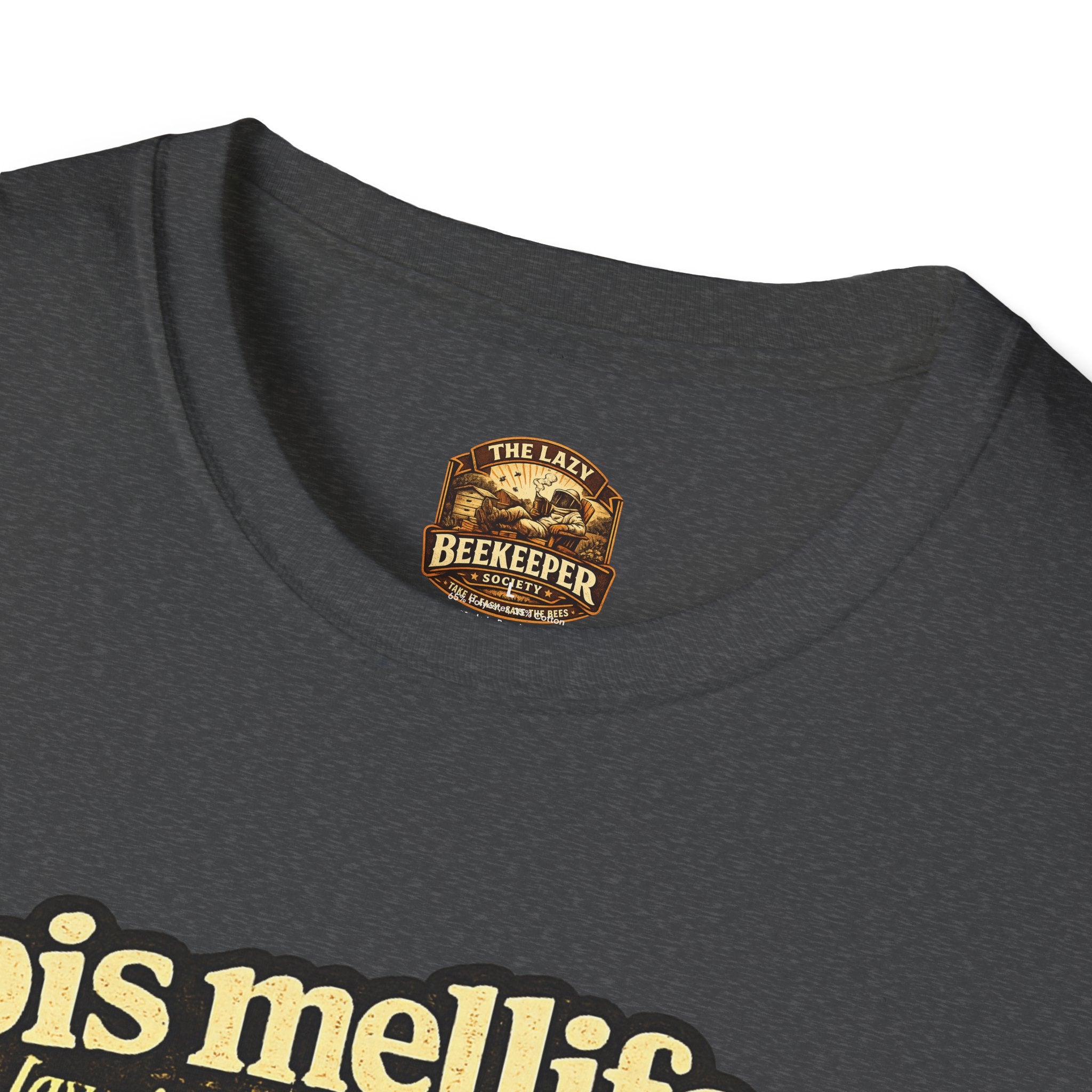 Apis Mellifera Bee Definition T-Shirt — Honey Bee Illustration & Conservation Quote