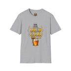T-Shirt "Flüssiges Gold" – Grafik-T-Shirt "Roher Honig aus der Region"