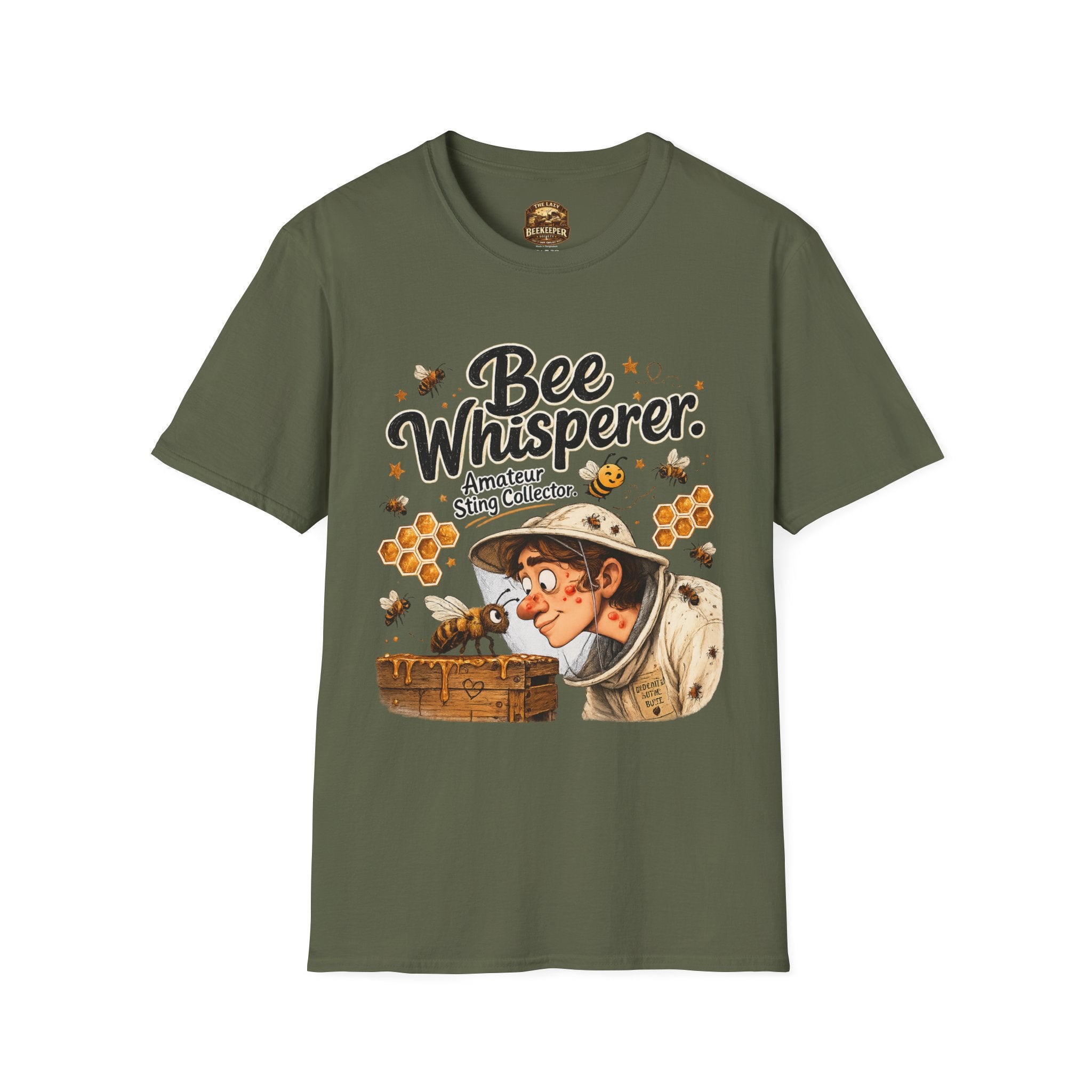 Bee Whisperer T‑Shirt — Amateur Sting Collector Beekeeper Shirt