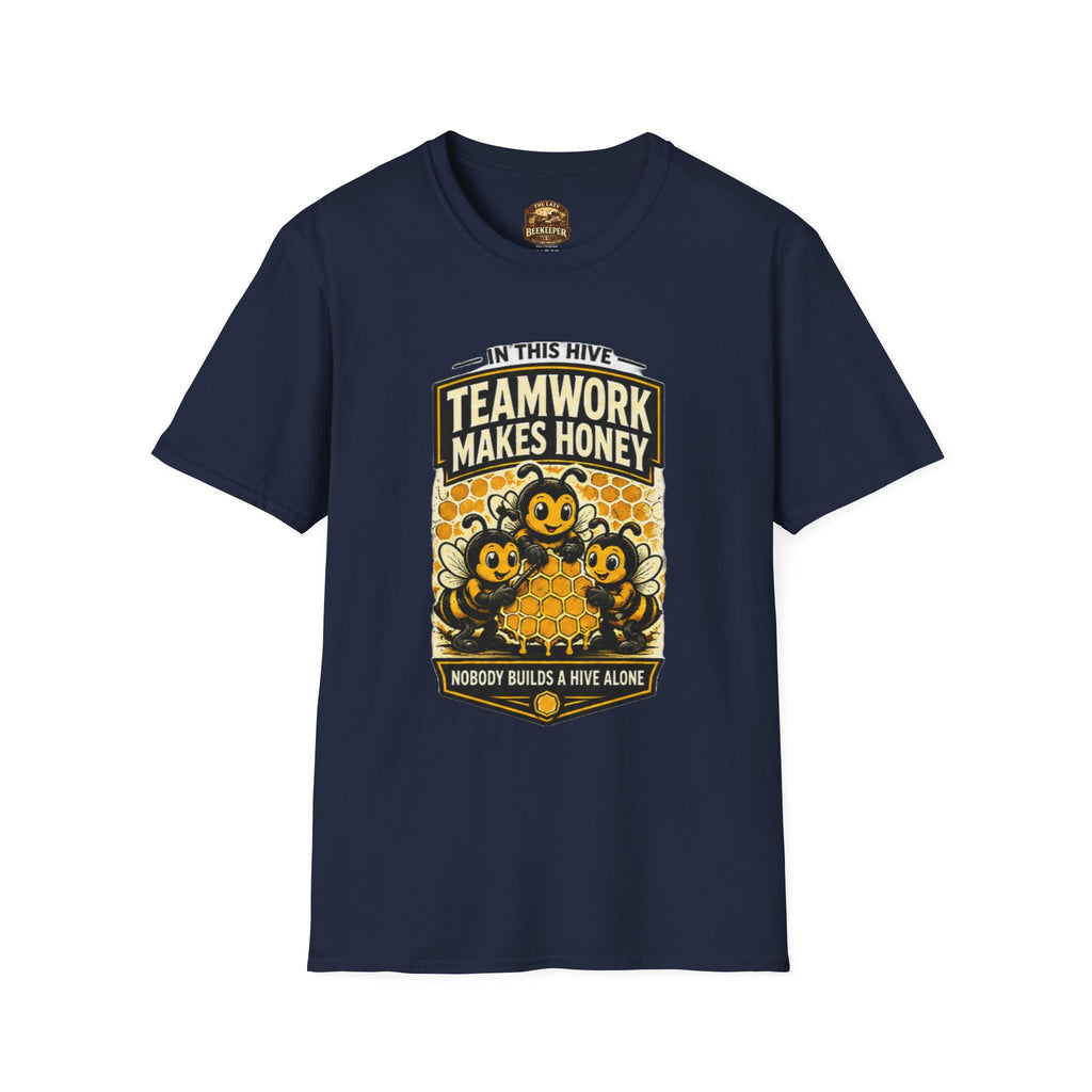 Teamwork Makes Honey T-Shirt — "In This Hive" Bee Graphic Tee