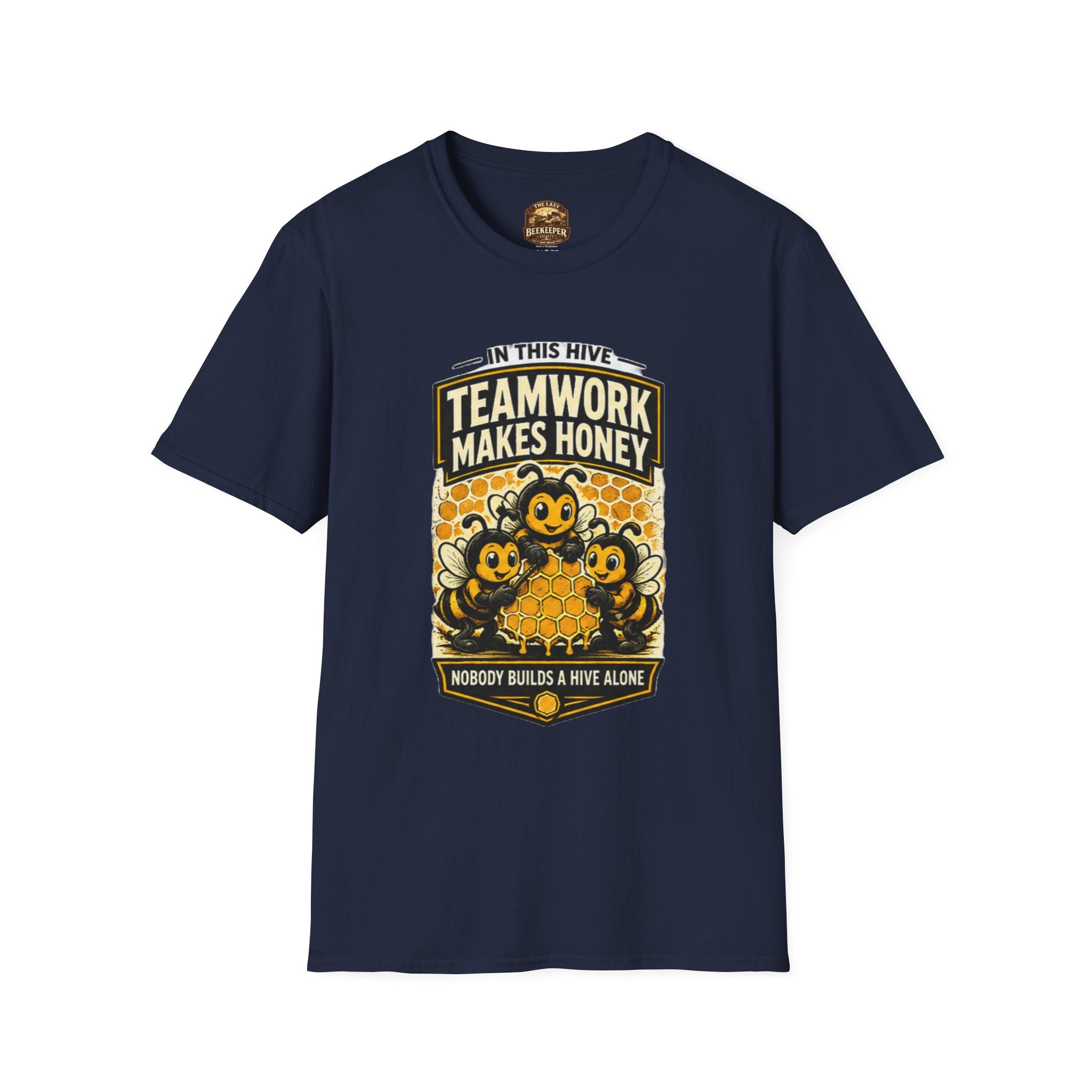 Teamwork Makes Honey T-Shirt — "In This Hive" Bee Graphic Tee