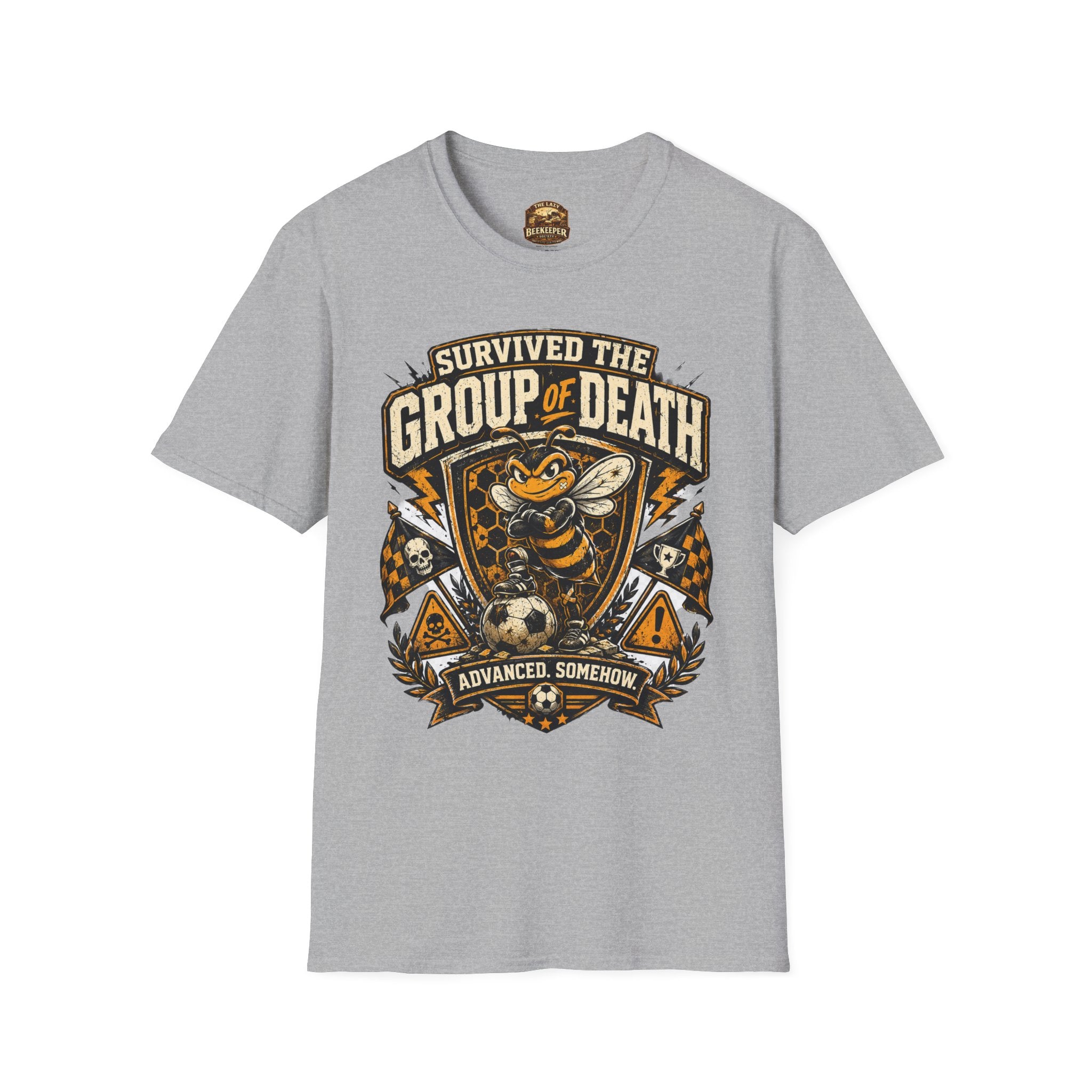 Group of Death Survivor T-Shirt — 'Survived the Group of Death' Soccer Tournament Shirt