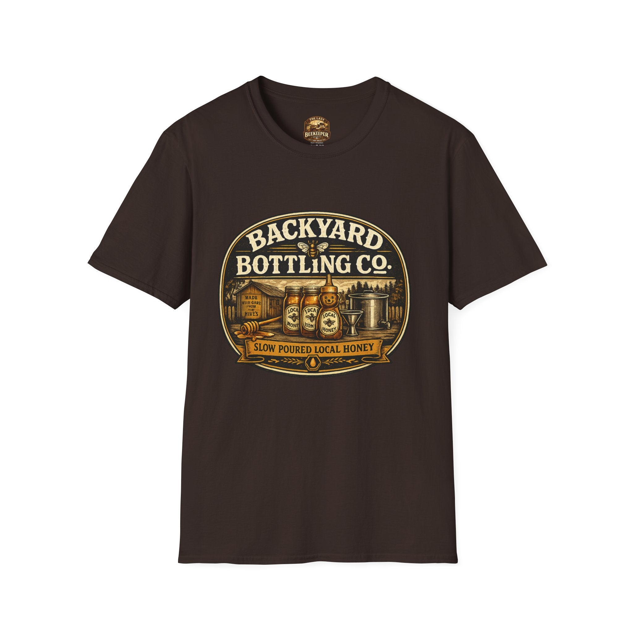 Backyard Bottling Co. T-Shirt – Vintage Homebrew Logo Shirt