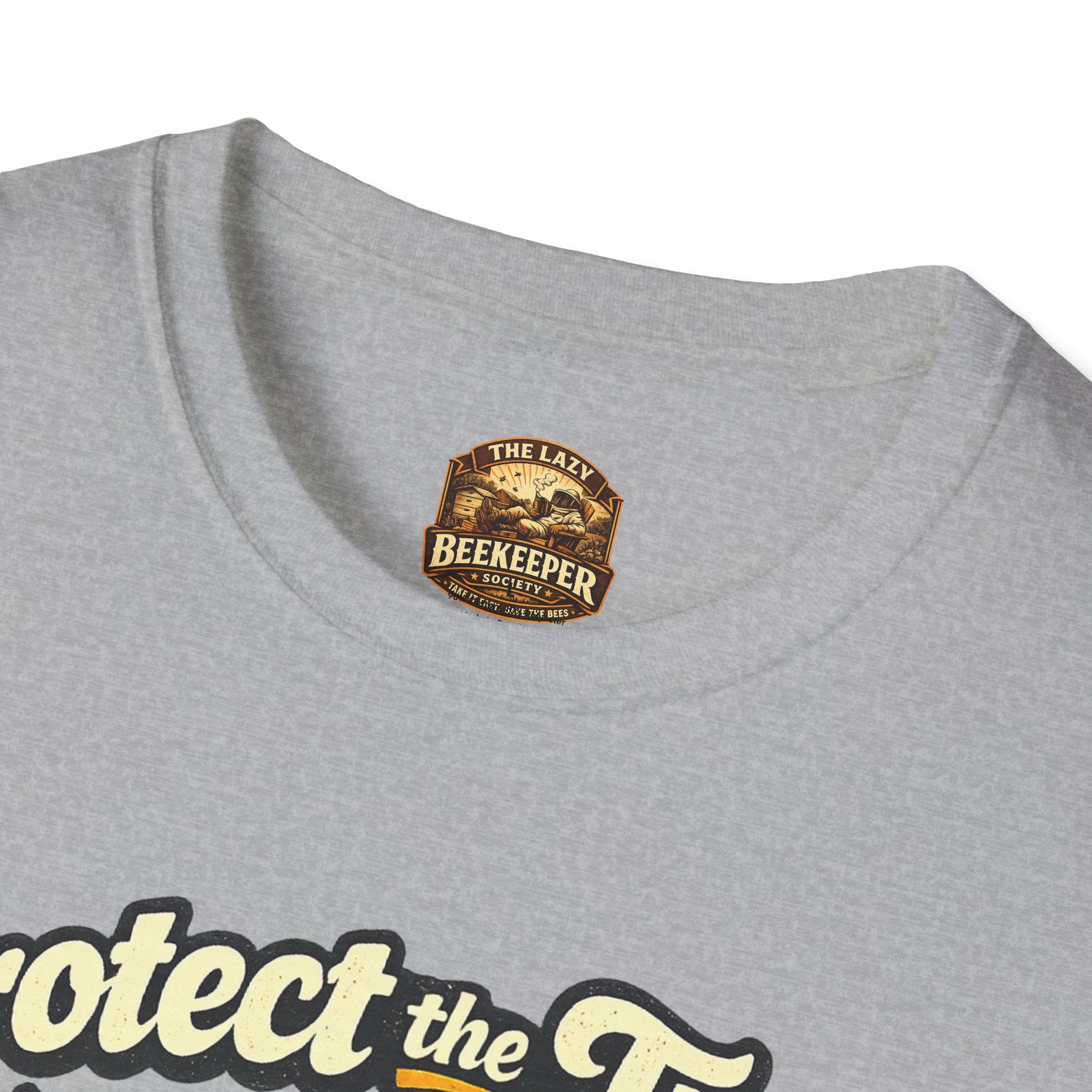 Protect the Tiny Bee T-Shirt — Save the Harvest Floral Graphic Tee