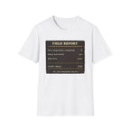 T-Shirt — „Feldbericht: Bienenstockinspektionen abgeschlossen“ Vintage Imker Grafik-T-Shirt